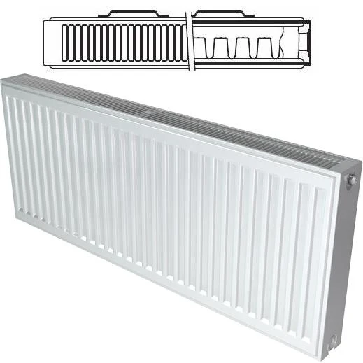 Stelrad Compact P+ Radiator 450mm X 800mm Double Panel Single Convector - 143702 1 Stelrad Compact P+ Radiator 450mm X 800mm Double Panel Single Convector - 143702