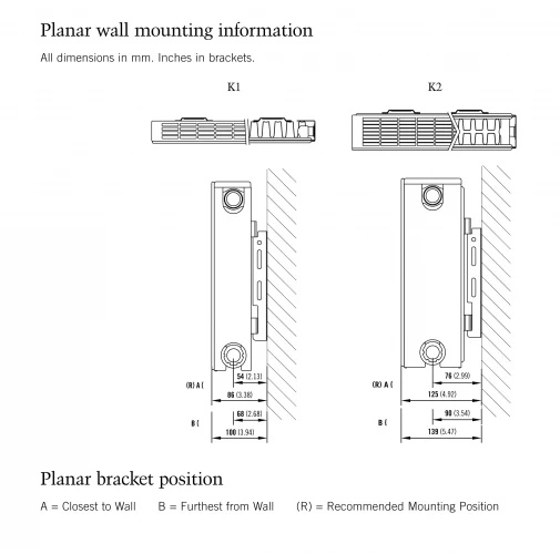 Stelrad Planar K2 Radiator 700mm X 1000mm Double Panel Double Convector - 140986 5 Stelrad Planar K2 Radiator 700mm X 1000mm Double Panel Double Convector - 140986 - Image 5